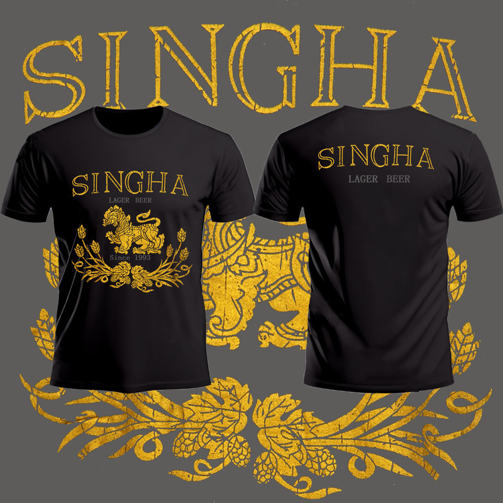 แฟชั่นเสื้อยืดเบียร์สิงห์สไตล์วินเทจ