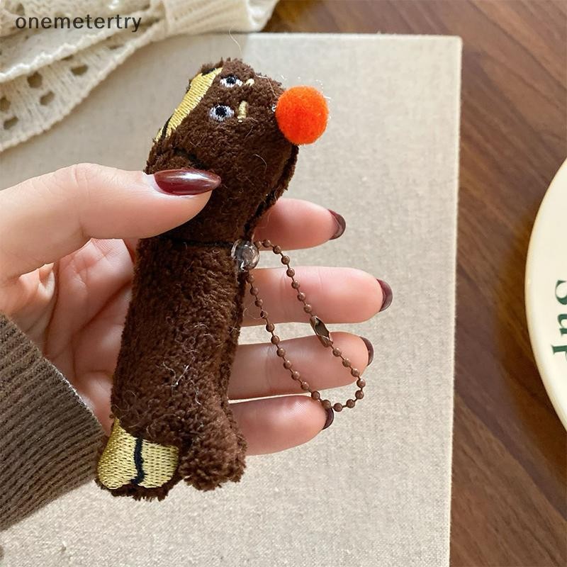 Onem Kawaii สุนัข Dachshund ตุ๊กตาพวงกุญแจการ์ตูนลูกสุนัขยัดไส้พวงกุญแจน่ารัก Key Holder จี้กระเป๋าแขวนตกแต่งคู่ของขวัญ n