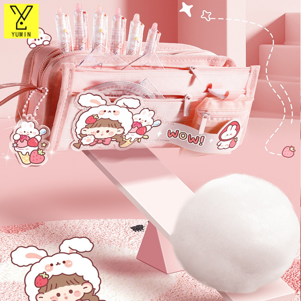 กระเป๋าดินสอ กระเป๋าเครื่องเขียน กล่องดินสอ ลายน่ารัก เครื่องเขียน ถุงซิป มีให้เลือกเยอะ เครื่องเขียน อุปกรณ์การเรียน