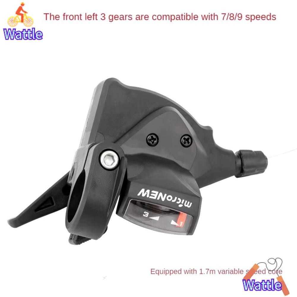 WATTLE จักรยาน Levers Shifter, 7/8/9/10/11Speed Universal Mountain Bike Shifter, ชิ้นส่วนจักรยานซ้าย