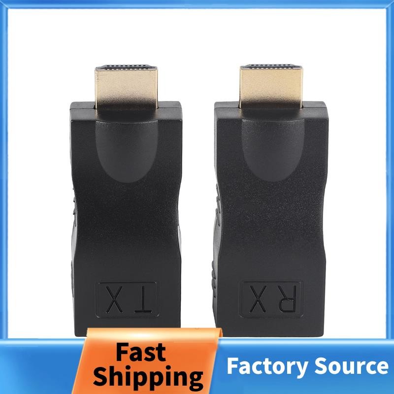 4K 3D 1.4 30M Extender to RJ45 over Cat 5e/6 Network LAN Ethernet Adapter