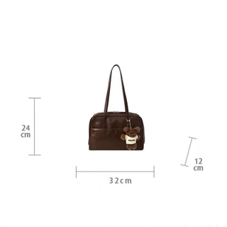 LHL BOUTIQUE Nanfeng Chio2nd กระเป๋าหนัง กันน้ํา ย้อนยุค กระเป๋าถือ ผู้หญิง รุ่นใหม่ Pillow Bag