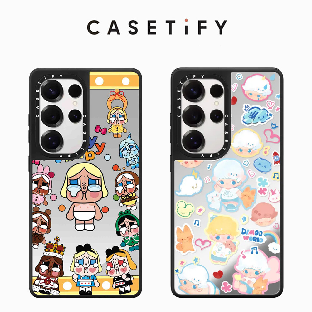 Bubble Mart กระจกสําหรับ Samsung S25 UItra S24 23 UItra S25 24 Plus กันกระแทกป้องกันปลอก