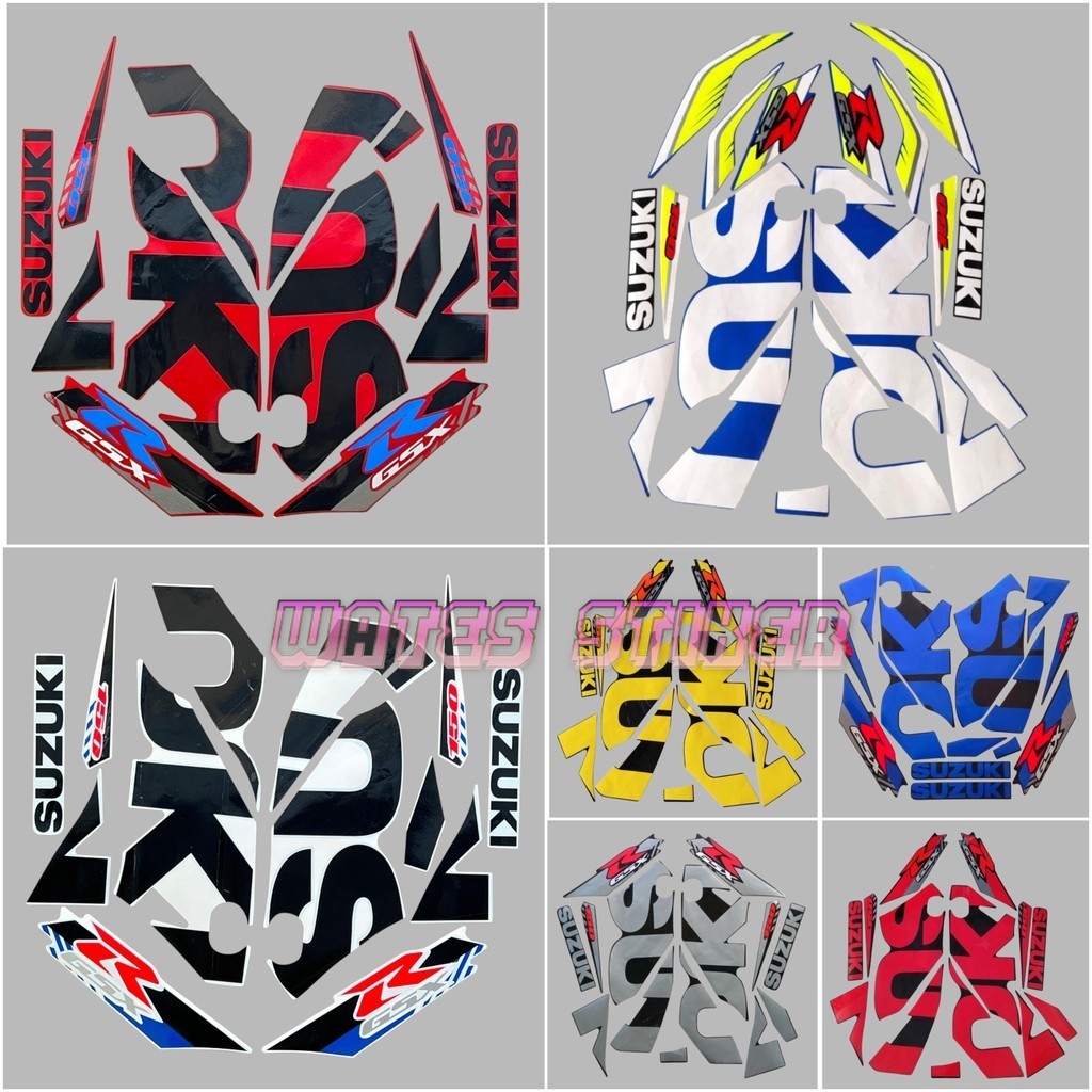 Striping Sticker Suzuki Gsx 150 R 2016 2017 Fullset รถมอเตอร์ไซด์ full body ตัดแต่งสติ๊กเกอร์