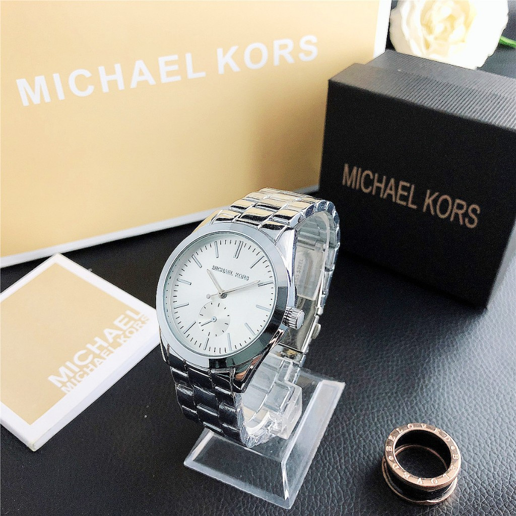 Michael Kors Quartz Movement Simple Business Casual Mens Watch Rui Watch Stainless Steel Titanium Di