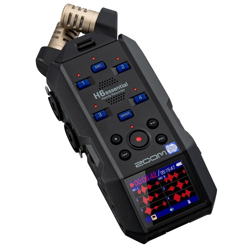 Zoom H6 essential / H6 6-Input 6-Track  มิกเซอร์ 6 Channel  Portable Handy Recorder ประกันศูนย์ 1 ปี