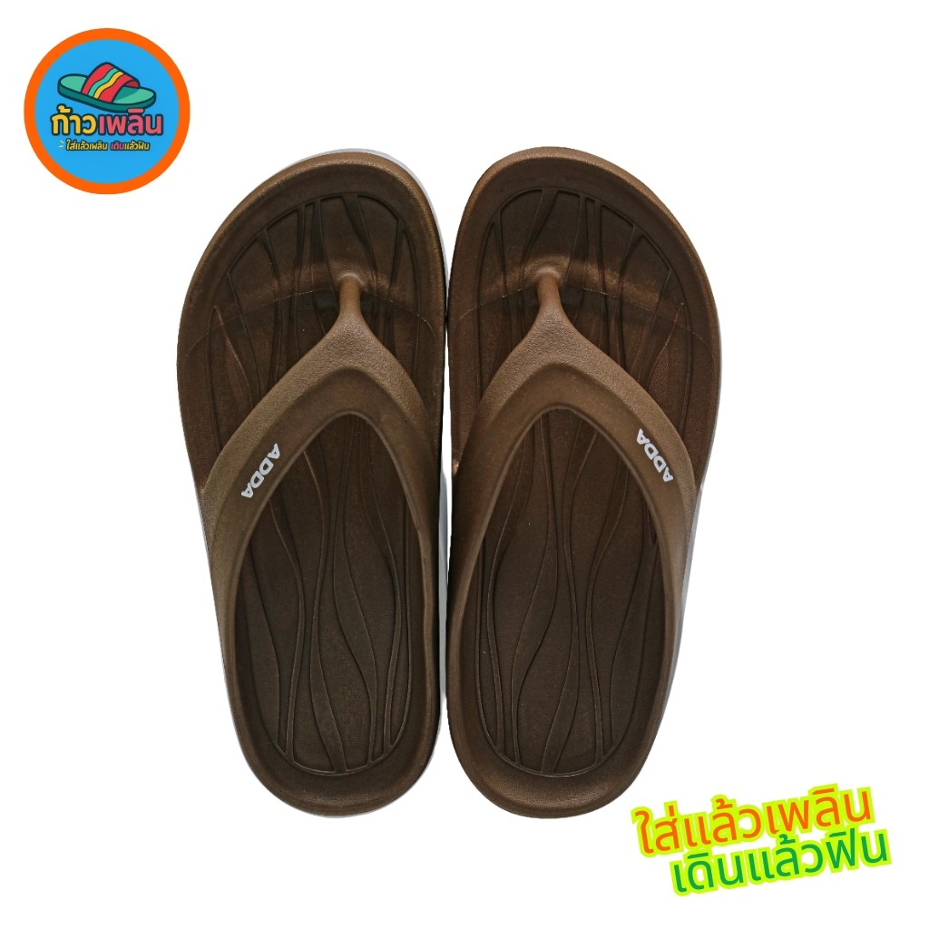 ADDA 59A01M1 รองเท้าแตะหูคีบผู้ชาย Size (7-10) นุ่มกระชับ สบายเท้า - รูปที่ 2