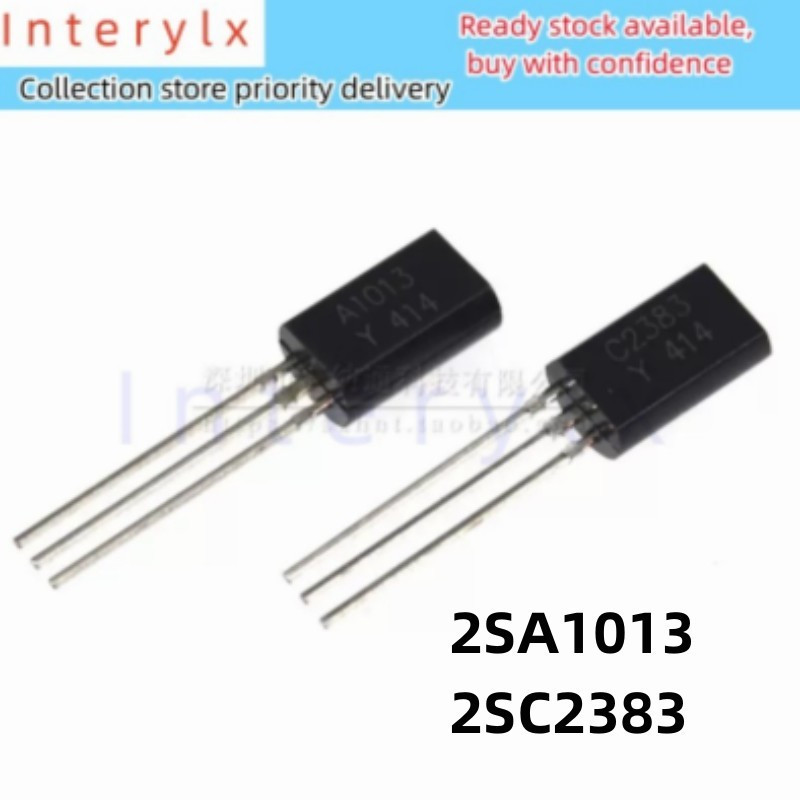 50PCS 2SA1013 2SC2383 A1013 C2383 TO-92L ทรานซิสเตอร์เสียง [การประกันคุณภาพ]
