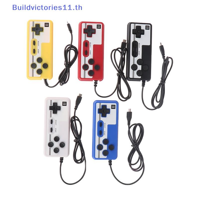 Buildvictories11 1PCS ใหม่คลาสสิก Retro รุ่น Home Fc Plug-in คู่คอนโซลเกมมือถือ Handle TH