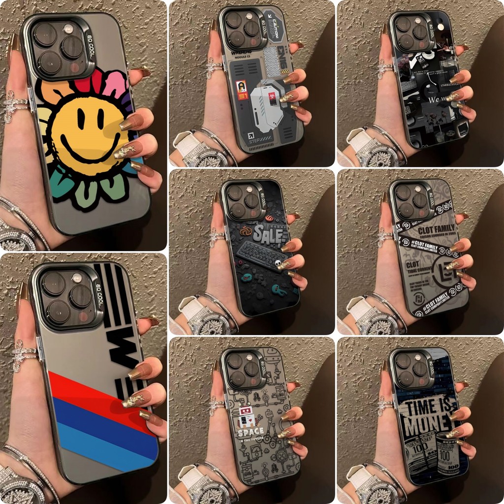 เคสโทรศัพท์หรูหราสำหรับ Samsung A57 A37 A56 A27 A55 A54 A36 A35 A26 A16 A15 A06 A05S 4G 5G ฝาหลังแข็งกันกระแทกแบบแฟชั่น