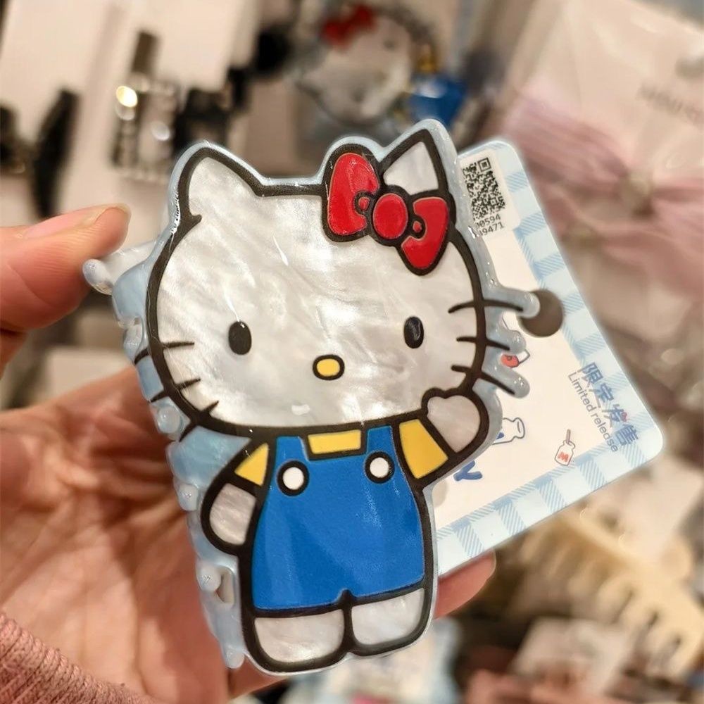 🤩Hot~ใหม่ Sanrio การ์ตูน kt Cat Scratch คลิป Hello Kitty Shark คลิปน่ารักนักเรียน Back Head เครื่องประดับผม