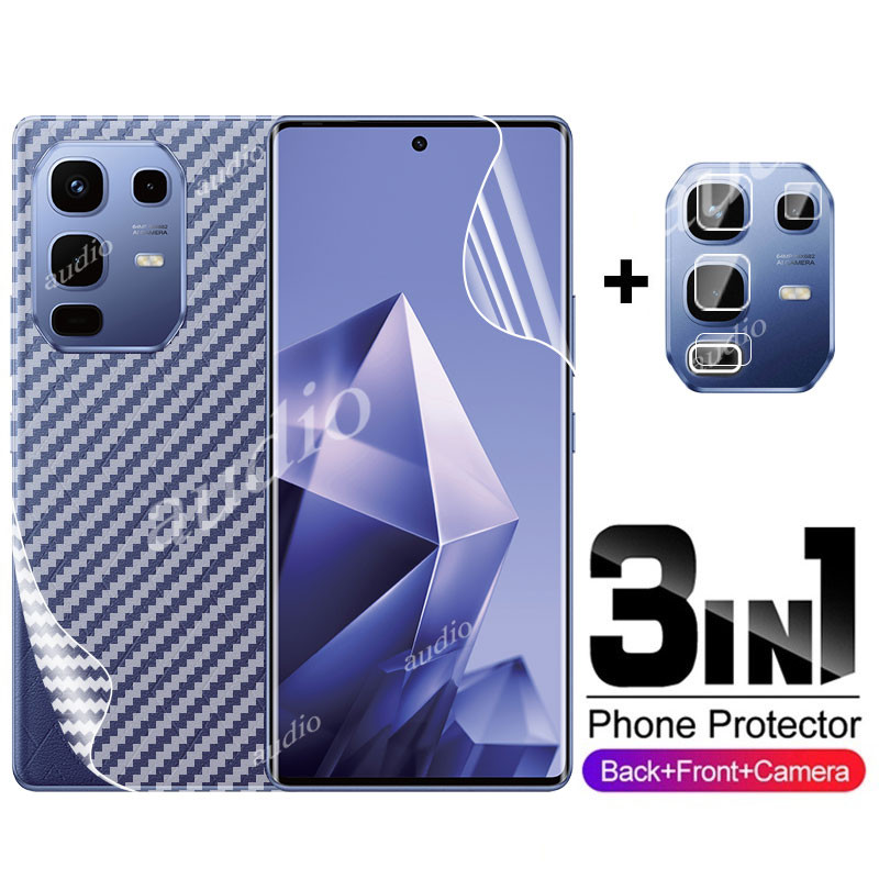 Infinix Note 50S 5G 3in1 ด้านหน้าด้านหลังเลนส์Hydrogelฟิล์มสําหรับ Infinix Note 50S Note50s 5G สมาร์