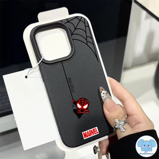 เคสไอโฟน 16 17 สำหรับ IPhone 16 XR 17 air 13 16 11 15 12 14 Pro Max XS X Max 16 7 Plus คู่รักการ์ตูนสไปเดอร์แมนอินเทรนด์