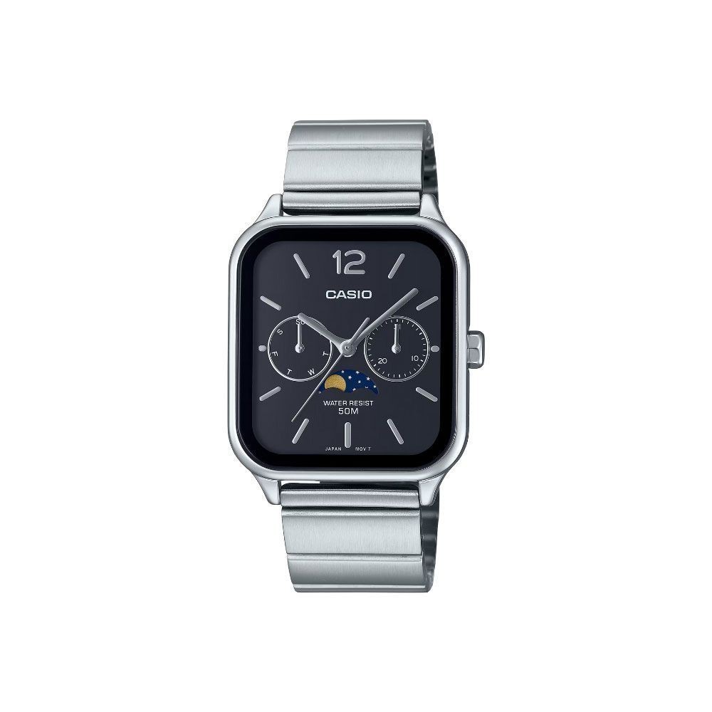 CASIO นาฬิกาข้อมือ CASIO รุ่น MTP-M305D-1AVDF วัสดุสเตนเลสสตีล สีดำ