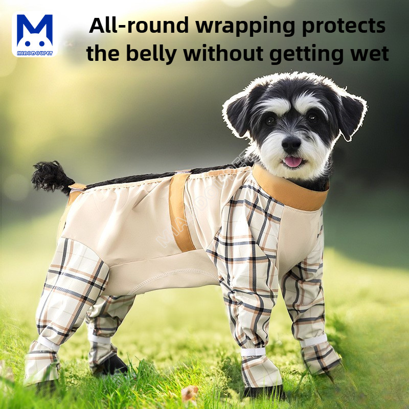 Outing Dog กางเกงป้องกันฝุ่นกันน้ํา Anti-สกปรก Belly เสื้อผ้าสุนัขขนาดกลางขนาดเล็กสุนัข