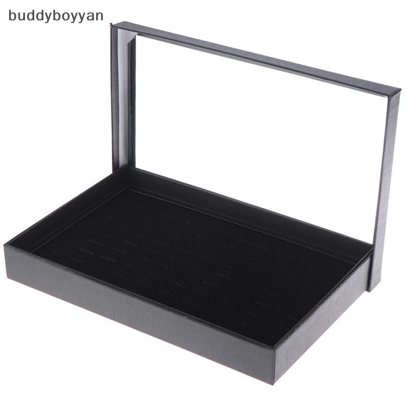 BBTH 100 Ring Lady Jewelry Display Storage Box Case Tray Show Organiser Holder Black #
 วารี่