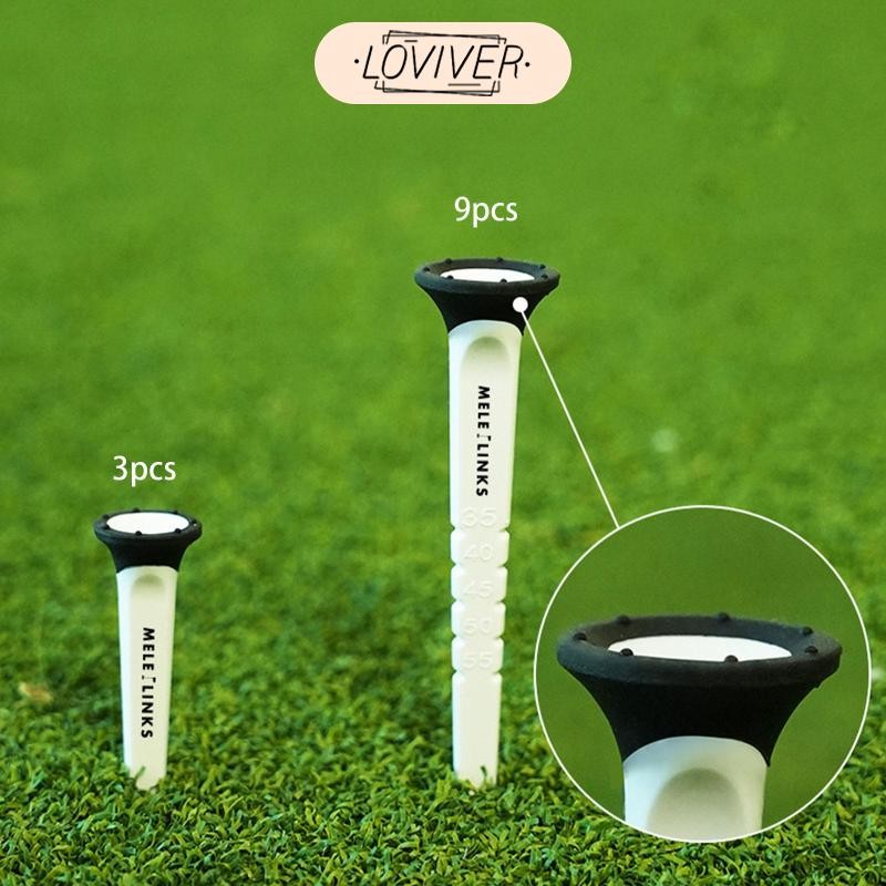12x Golf Tee Stable Golf Ball Tees สําหรับกีฬากลางแจ้ง Backyard ขับรถช่วง