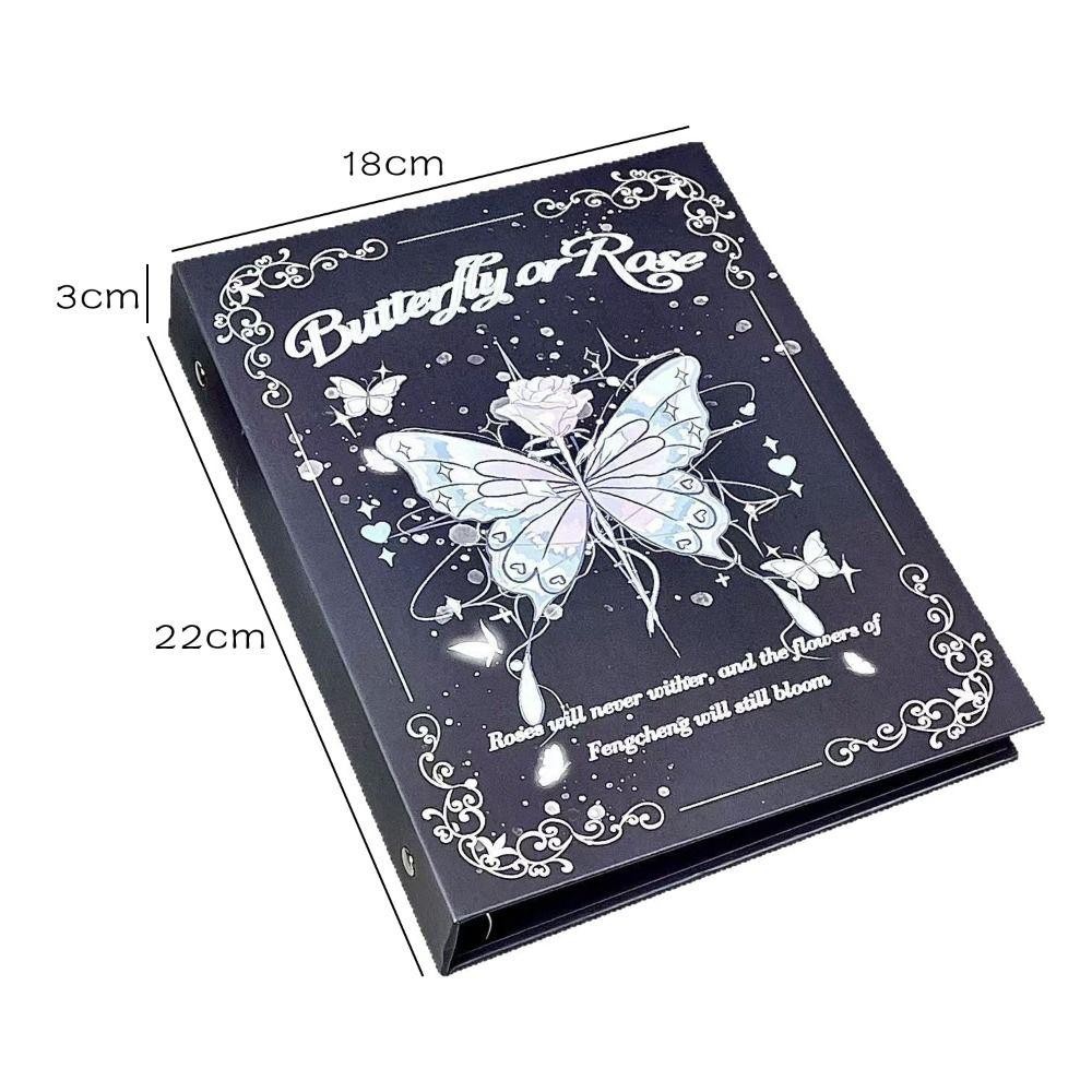 หนังสือเล่มเล็กคอลเลกชันโฟโต้การ์ด บิ๊กเบย์ก2ข อัลบั้มรูปขนาด ก5 ใบหลวมขนาด 3 นิ้ว, คอนเสิร์ตผู้ถือโฟโต้การ์ดดีไซน์ผีเสื้อที่ทนทาน ราคา ถูกที่สุด ดีลบีเคเค แกลเลอรีภาพที่ 2
