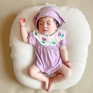 ชุดบอดี้สูทเด็กเสื้อผ้าฤดูร้อนเสื้อผ้าทารกแรกเกิด ชุดรอมเปอร…