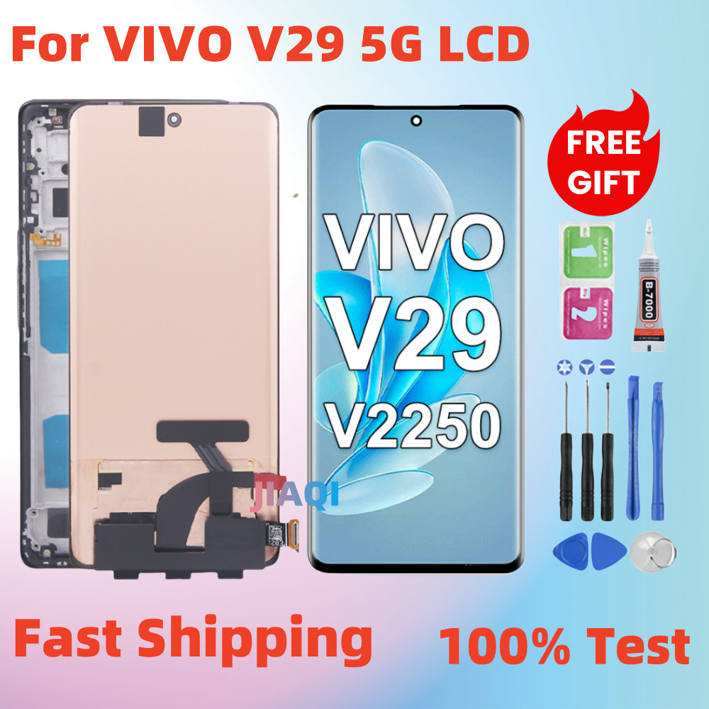 VIVO V29 V2250 จอแสดงผล LCD Touch Screen Digitizer Assembly Replacement