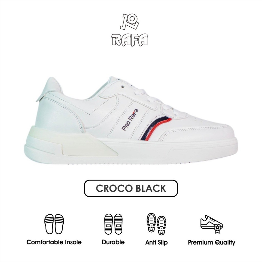 [ซื้อ 1 แถม 1] รองเท้าผ้าใบ Rafa Croco - รองเท้า Rafa รองเท้าผ้าใบลําลองอินโดนีเซีย