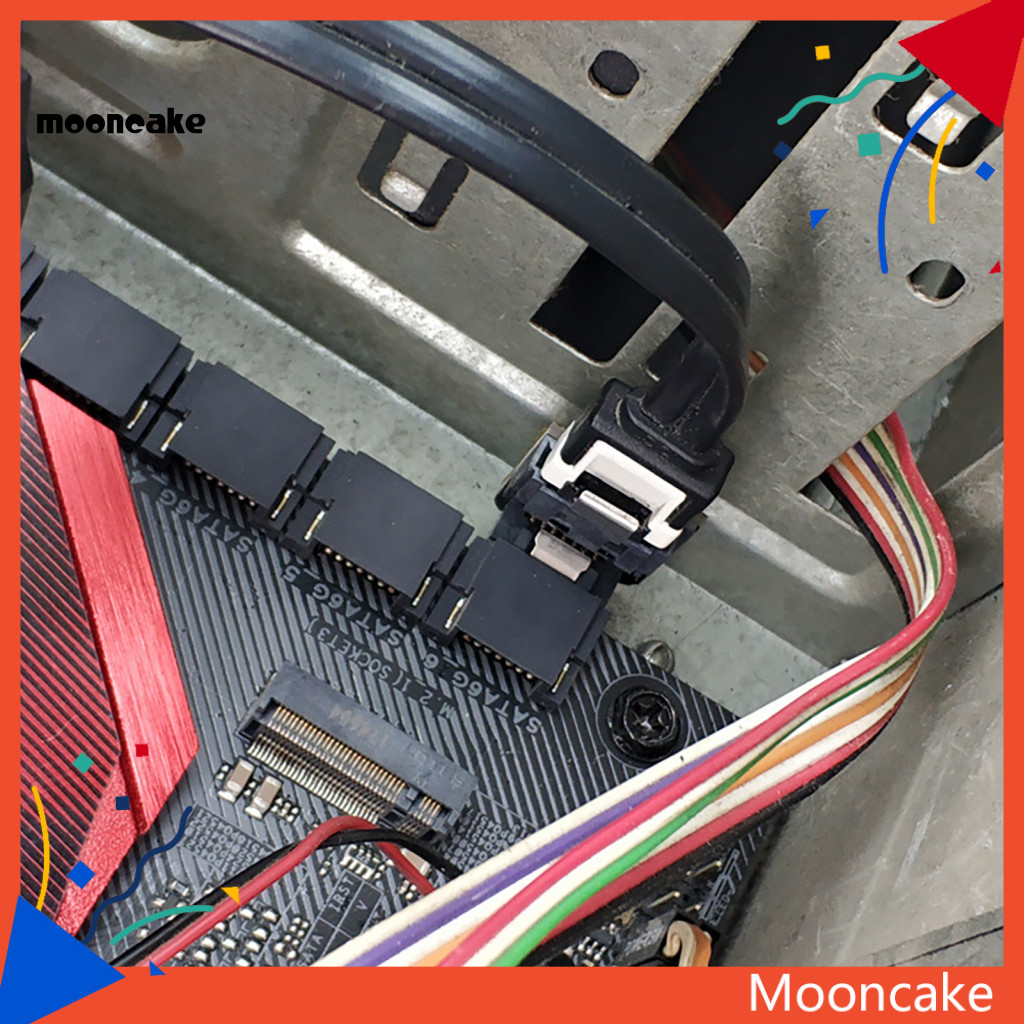 ขนมไหว้พระจันทร์| 90 องศา Sata Connector 6gbps Sata อะแดปเตอร์ความเร็วสูง Sata สําหรับเดสก์ท็อป Ssd 