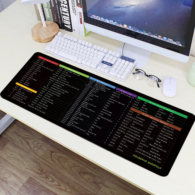 แผ่นรองเมาส์ ทางลัดขนาดใหญ่รูปแบบที่สําคัญอุปกรณ์เสริมแผ่นรองเมาส์ลัด | แผ่นรองเมาส์ลัด 60x30ซม