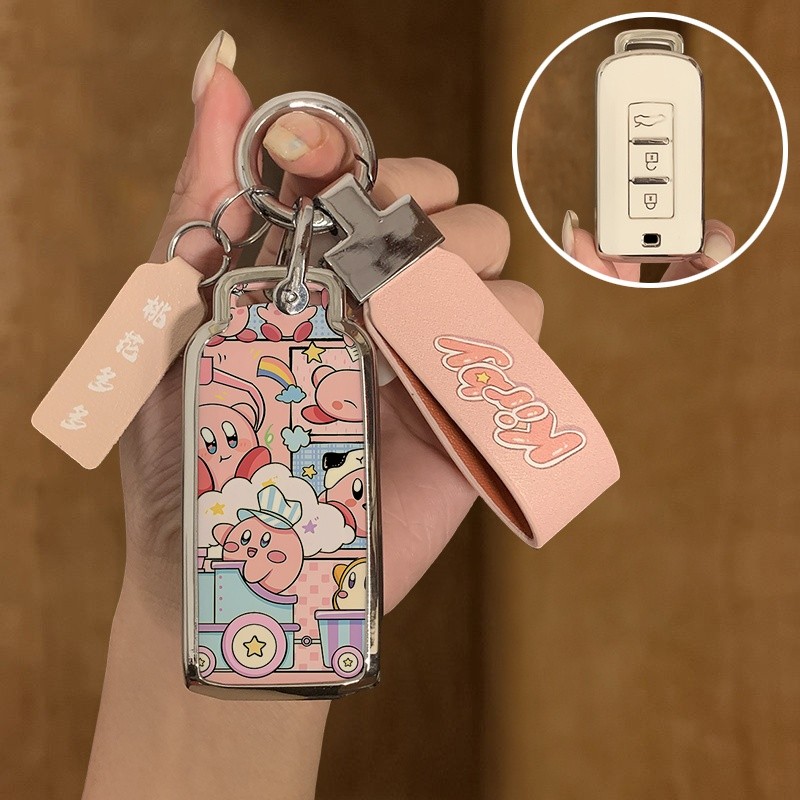 พวงกุญแจ พวงกุญแจรถ ปลอกกุญแจ Mitsubishi triton pajero  Attrage lancer ex  Mirage outlander พวงกุญแจ