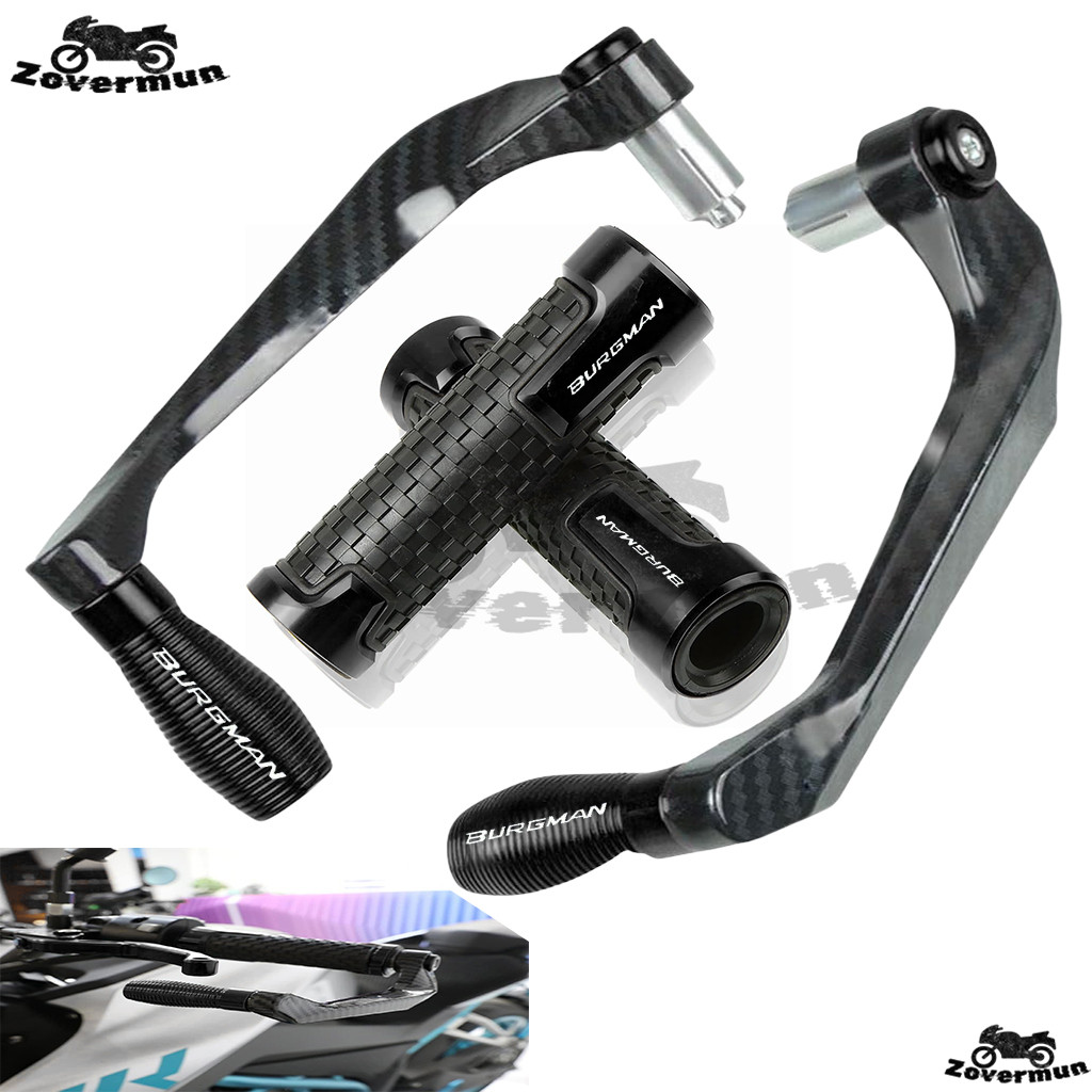 สำหรับ SUZUKI Burgman 125 UH-125 UH-150 UH-200 AN-250 AN-400 AN400Z ชุดแฮนด์จับอลูมิเนียม CNC พร้อมก