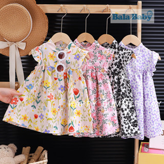 ชุดเดรสเด็ก ลายดอกไม้สำหรับเด็กผู้หญิง ดีไซส์น่ารักๆใส่สบาย …