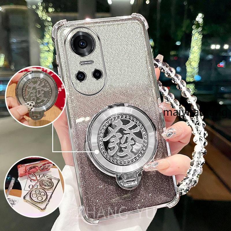 ใหม่case สําหรับ OPPO reno 10 Pro เคสโทรศัพท์กันกระแทก 3D Wealth Bracket สร้อยข้อมือใหม่เคสโทรศัพท์ DDXXA1 ราคา ถูกที่สุด ดีลบีเคเค แกลเลอรีภาพที่ 4