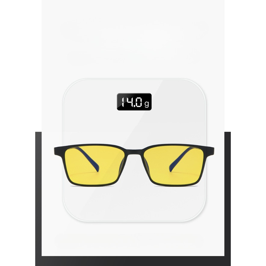 แว่นตากันแดดเปลี่ยนสีได้ กลางคืน วิสัยทัศน์ แว่นตาป้องกันแสงสีฟ้าแว่นตาป้องกันดวงตาแว่นตาคอมพิวเตอร์ทั้งชายและหญิงเกมกรอบสี่เหล - รูปที่ 4