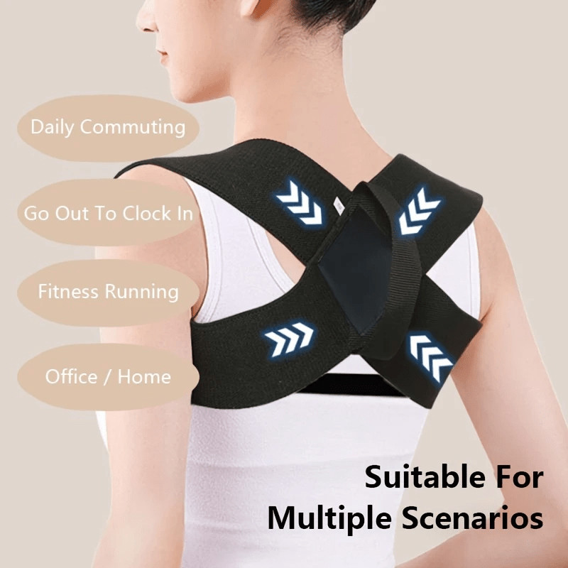Fitness Pectoral Open Shoulder Straps การออกกําลังกายหน้าอกยืดกลับ[XN]