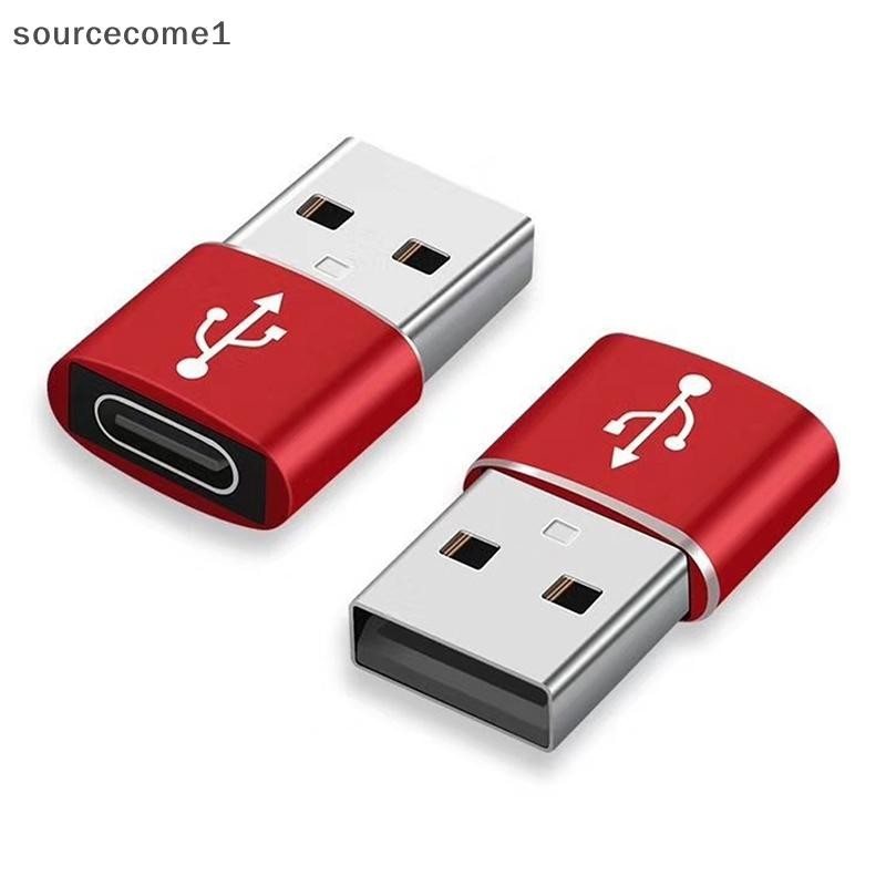 ใหม่ USB OTG Male To Type C Female Adapter Converter Type-C Cable Adapter Converter Data Charger สําหรับโทรศัพท์สายชาร์จ Charger [แหล่ง1]