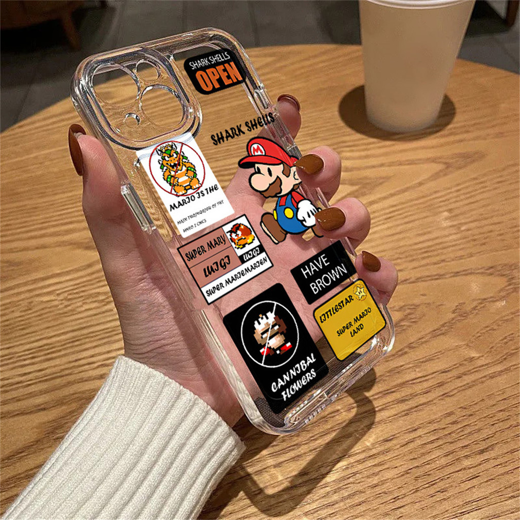 เคสไอโฟน สําหรับ iPhone 11 15 13 16 14 12 Pro Max X 17 Air XR XS Max 15 14 8 7 Plus กันกระแทกนุ่ม การป้องกันเลนส์