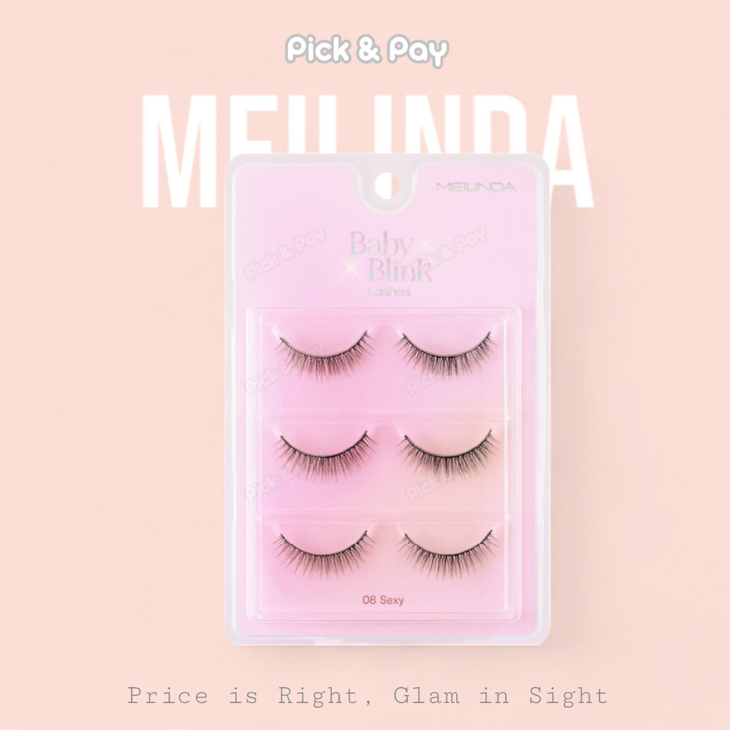 Meilinda Baby Blink Lashes เมลินดา เบบี้ บลิ๊งค์ แลชเชส ขนตาปลอม (MC9139)