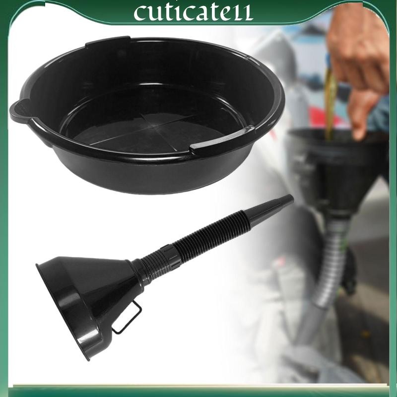 [cuticate11] Pan Garage Tool Accessories Fuel 6.5L Oil Drain Pan