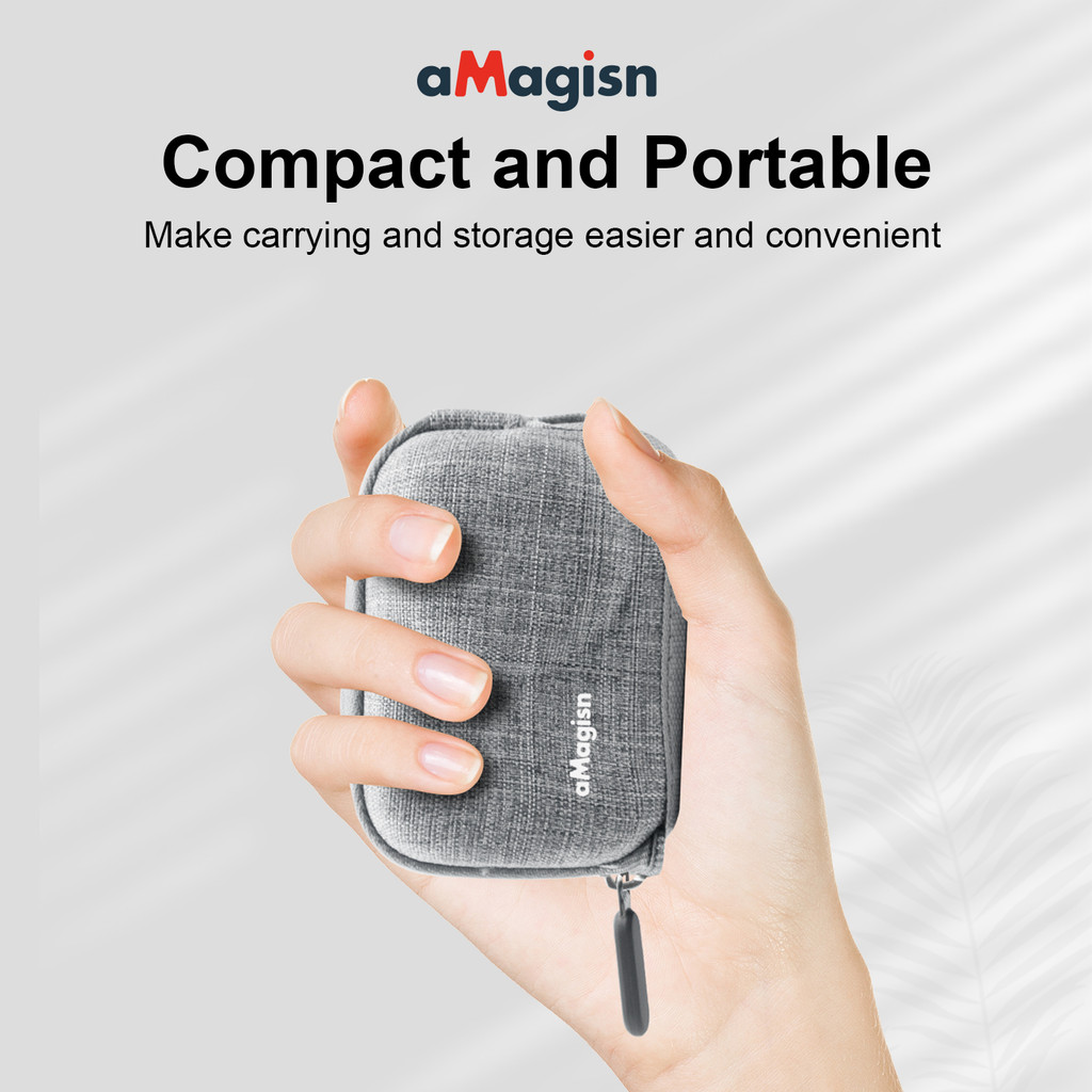 aMagisn  Mini Carry Case DJI Action 5 Pro / 4 / 3  กระเป๋าแบบสวมใส่ กันกระแทก กันน้ำ