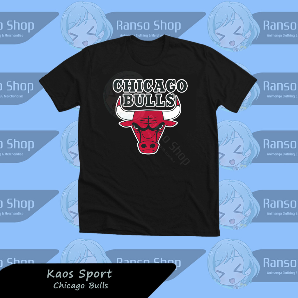 เสื้อยืด Chicago Bulls NBA / เสื้อบาสเก็ตบอล Chicago Bulls / เสื้อยืด DTF Screen Printing Distro