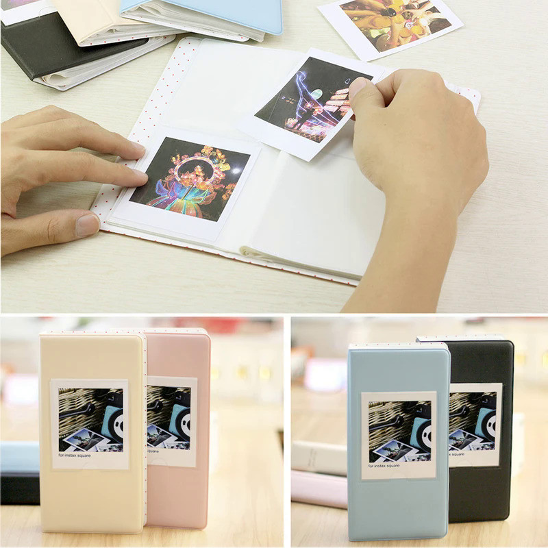 Photo Album For FujiFilm Instax Square SQ10 SQ20 Camera SP-3 Printer 64 Pockets Film Photos Paper Ph