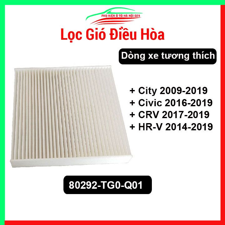 HONDA CITY, CIVIC, CRV, HR-V กรองแอร์ รหัส 80292-TG0-Q01