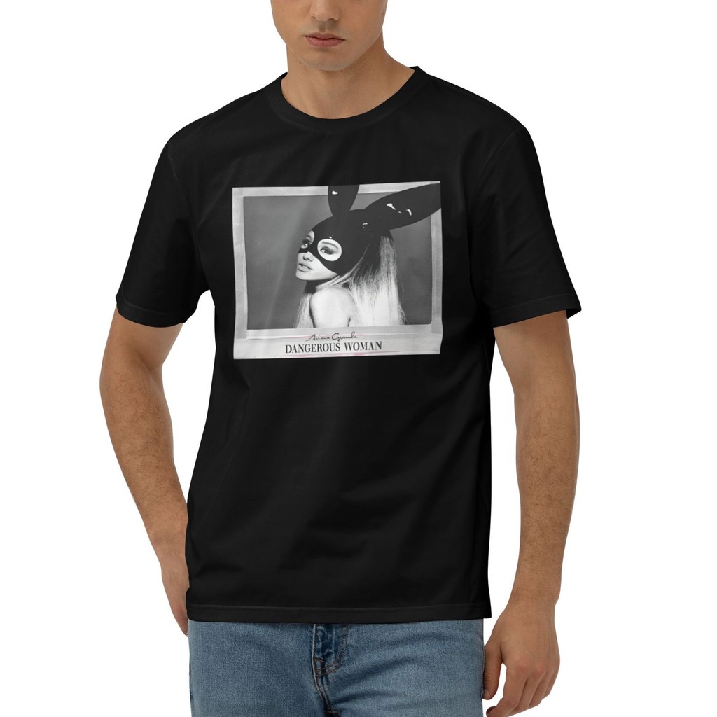 เสื้อยืดผ้าฝ้าย Ariana Grande Dangerous