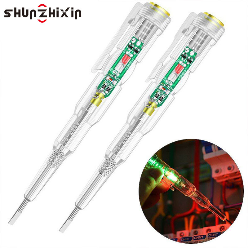 SZX ปากกาทดสอบแรงดันไฟฟ้า ไขควังวัดไฟ แบบไม่สัมผัส มีไฟ LED สองสี ไขควงเช็คไฟ ปากกาไฟฟ้า tester pen