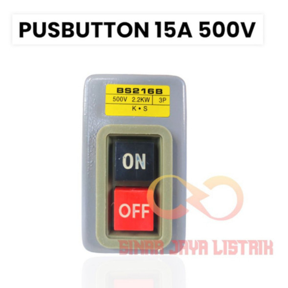 POWER PUSH BUTTON ON-OFF BS 216 B
