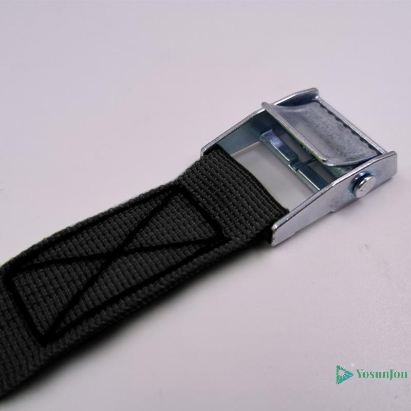 Yosunjon] Lashing Strap With Buckle Nylon Quick Release Cargo Tie Down กระเป๋าเดินทางกระเป๋าสายรัดผูกด้วยสังกะสีอัลลอยด์หัวเข็มขัดตะขอใหม่