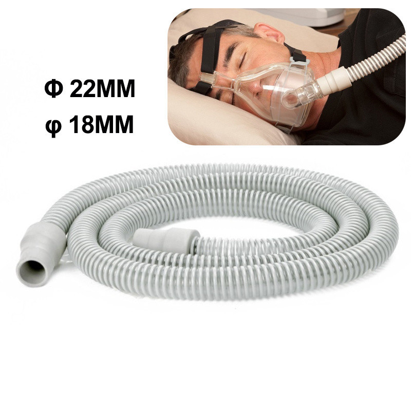 Universal CPAP ท่อ APAP BiPAP ท่อเครื่องช่วยหายใจความยาว 180 ซม.หน้ากาก 22 มม.เครื่องหายใจอุปกรณ์เสริม