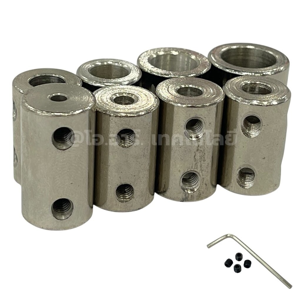 CP-M Ø3-12mm คัปปิ้ง ข้อต่อเพลา ต่อแกนมอเตอร์ Metal Coupling ข้อต่อแกนเหล็ก ข้อต่อแกนมอเตอร์ คัปปลิ้ง 3-3/4-4/5-5/6-6...