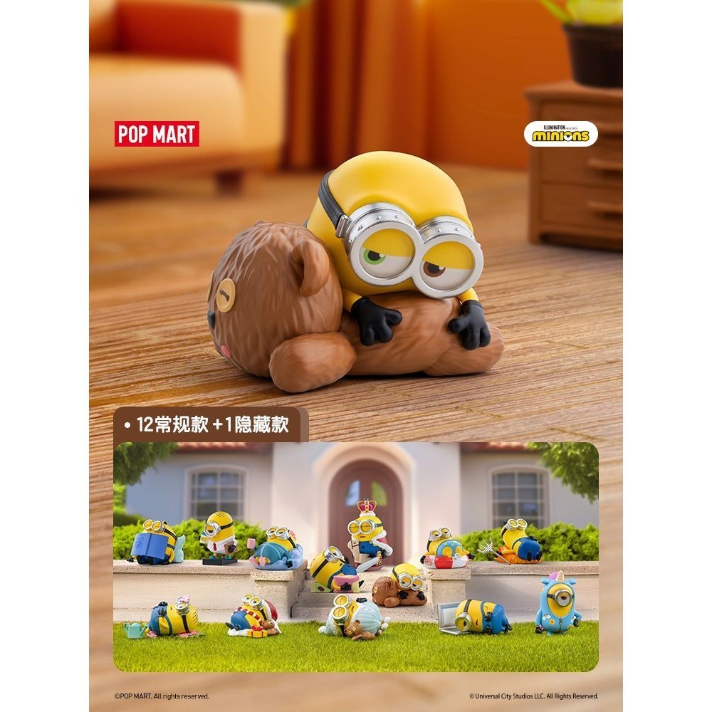 (พร้อมส่งจากไทย) POP MART Minions Lazy Every Day Series ลิขสิทธิ์แท้ เลือกตัว เช็คการ์ด ไม่แกะตัว พร้อมส่ง