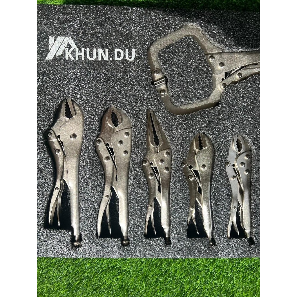 คีมล็อค HBM 1 ชุด มี 10 ชิ้น