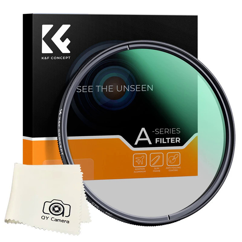K&F Concept 67mm CPL Filter 58mm 82mm Lens Circular Polarizer Green Coating Filter A Series 49mm 52m